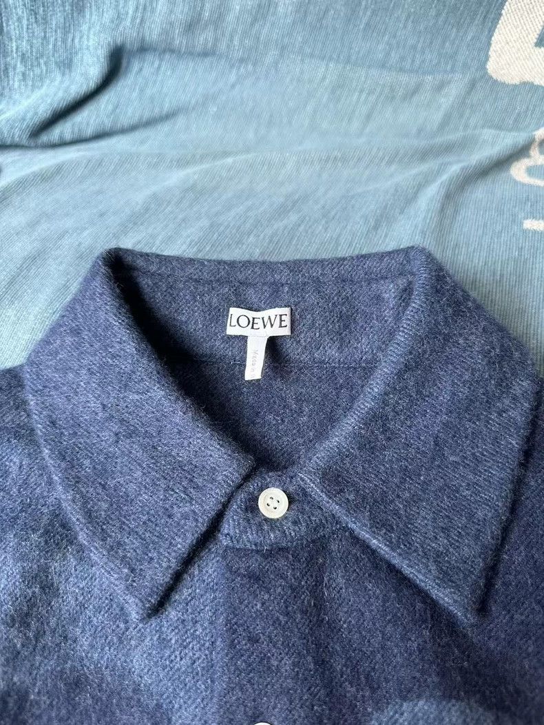 Loewe loewe Large logo leather label shirt jacket 2506-Nextarrow Size XS / US 0-2 / IT 36-38 - 3 Thumbnail