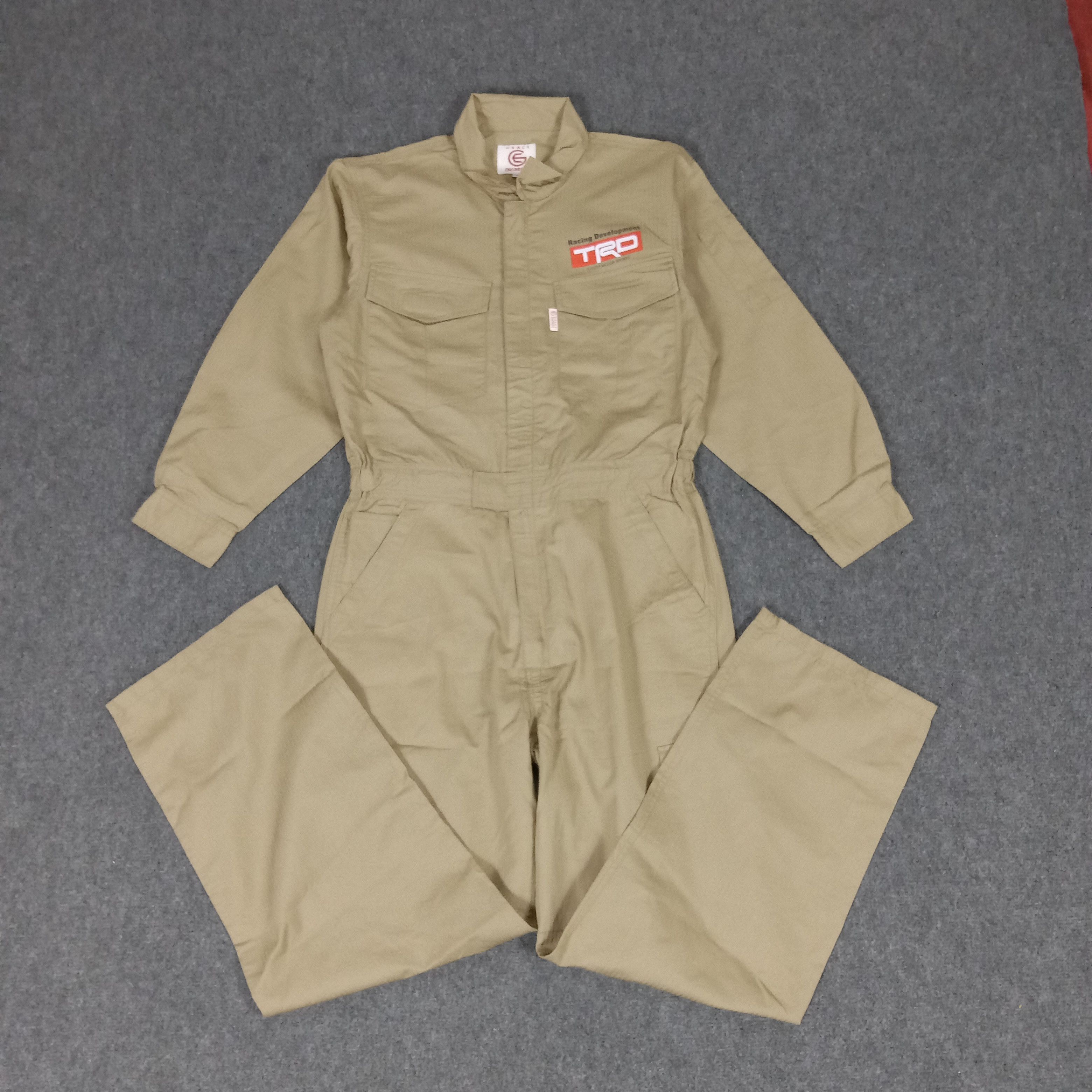 Japanese Brand × Vintage TRD Racing Development Toyota Team Coverall Jacket Size US M / EU 48-50 / 2 - 6 Thumbnail