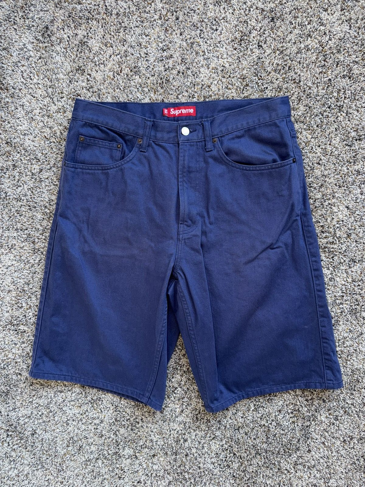 Streetwear × Supreme Supreme Baggy Jeans - Dirty Indigo | Grailed