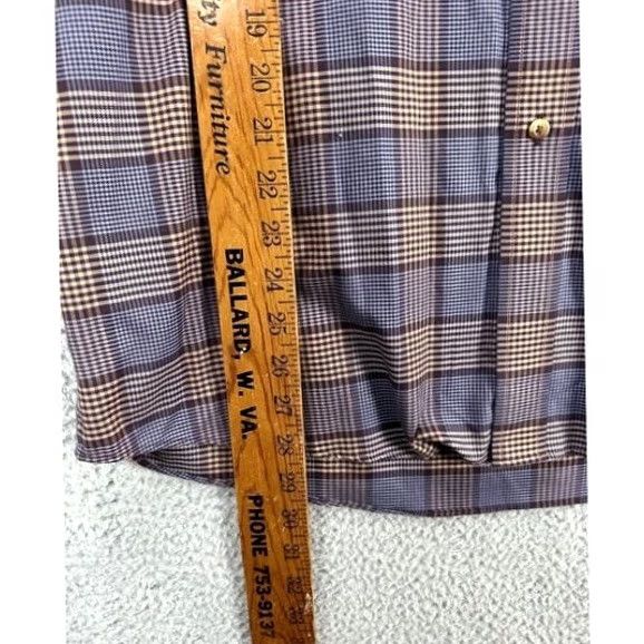 Jos. A. Bank Jos. A. Bank Shirt Mens Large Travelers Collection Multi Glen Check Button Down Shirt Size US L / EU 52-54 / 3 - 7 Thumbnail