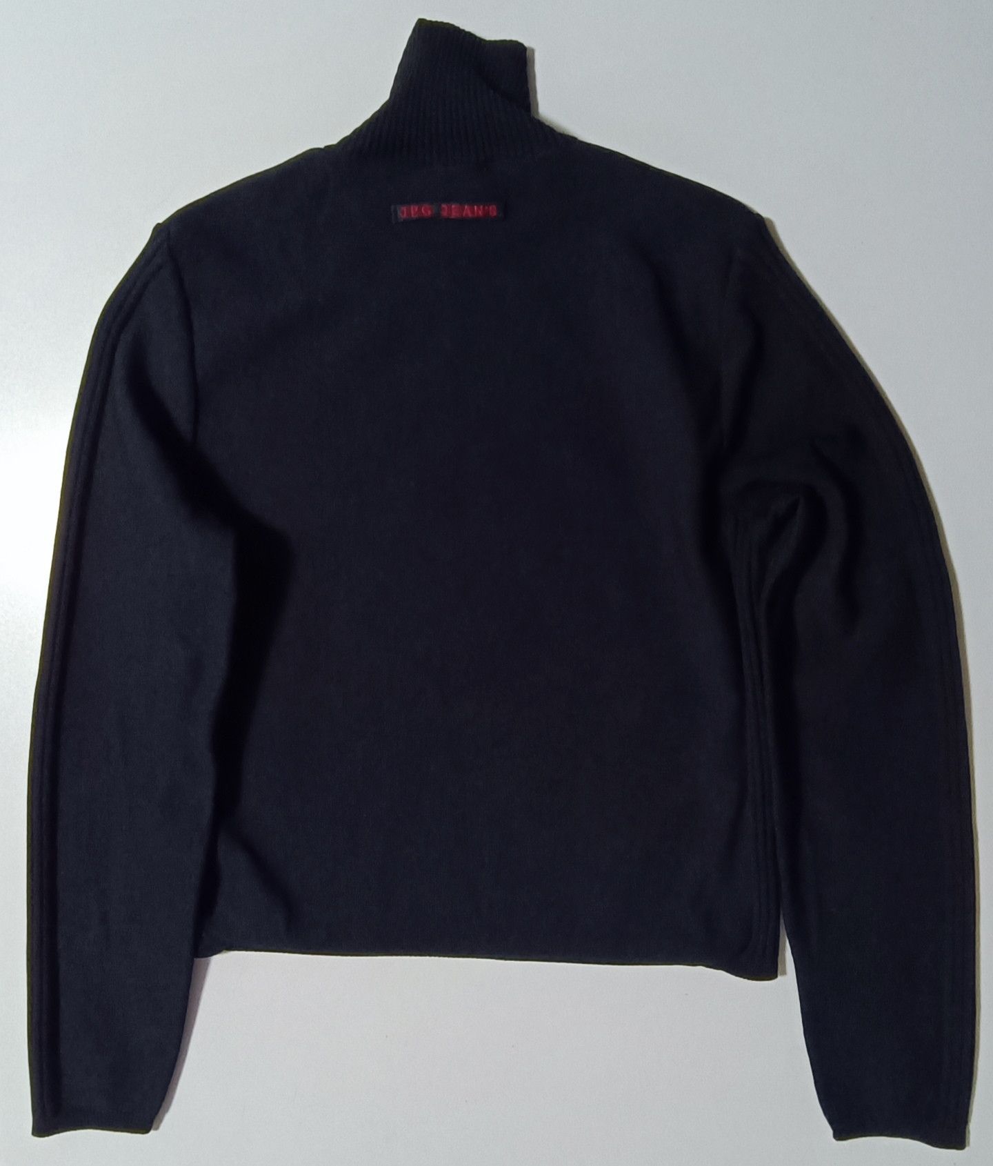 Jean Paul Gaultier 90's - Nylon knit JPG high-neck sweater Size M / US 6-8 / IT 42-44 - 12 Thumbnail