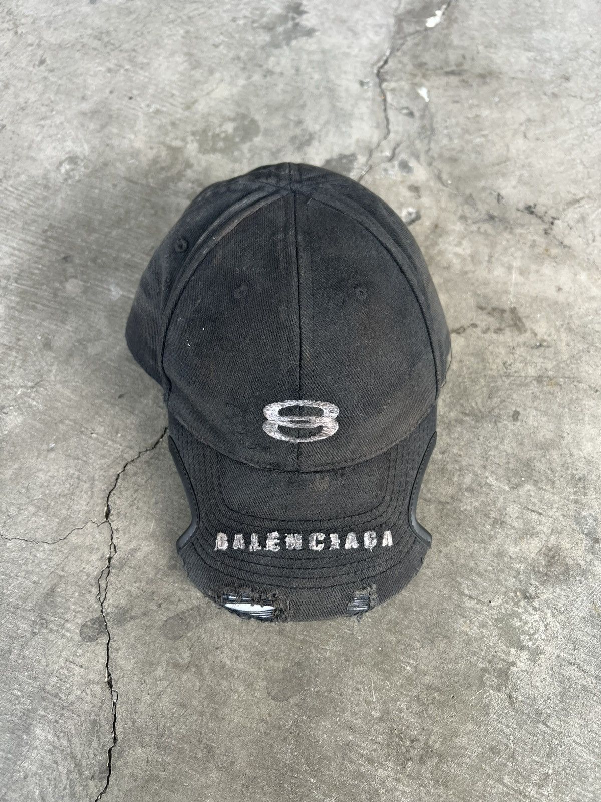 Pre-owned Balenciaga Unity Sports Icon Hat In Black