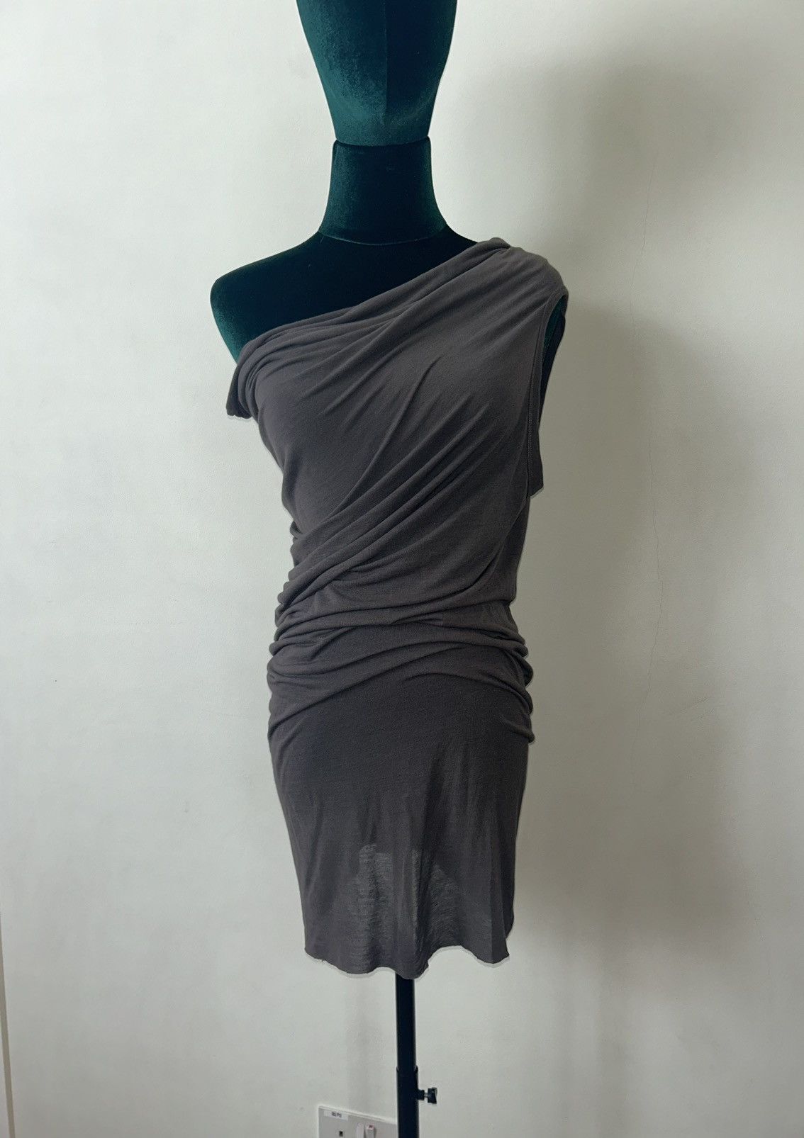 Designer × Rick Owens × Rick Owens Drkshdw One shoulder Rick Owen’s drkshdw long tank top Size L / US 10 / IT 46 - 9 Thumbnail