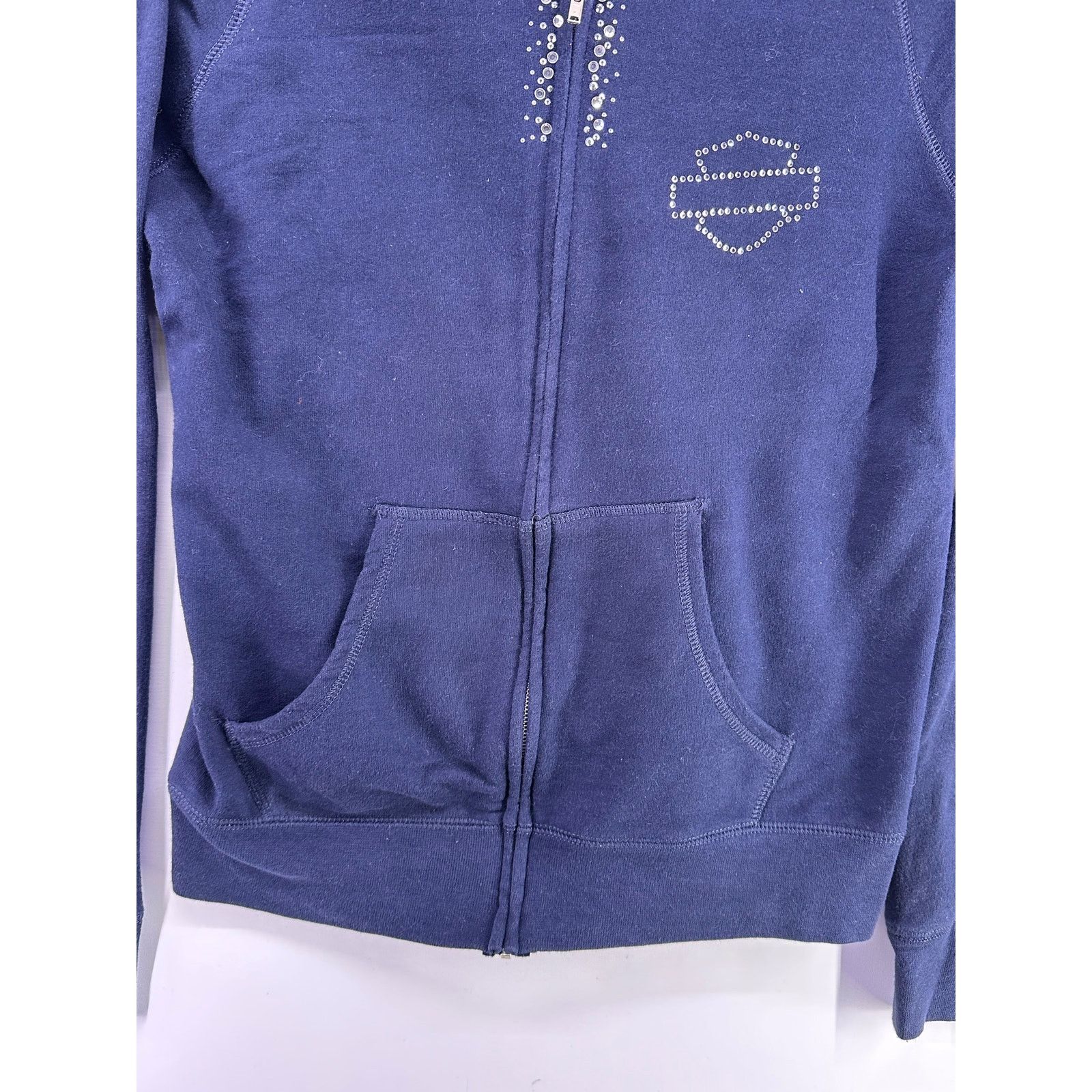 Harley Davidson Harley Davidson Twin Cities Lakeville Navy Zipup Hoodie 2012 Size M / US 6-8 / IT 42-44 - 3 Thumbnail