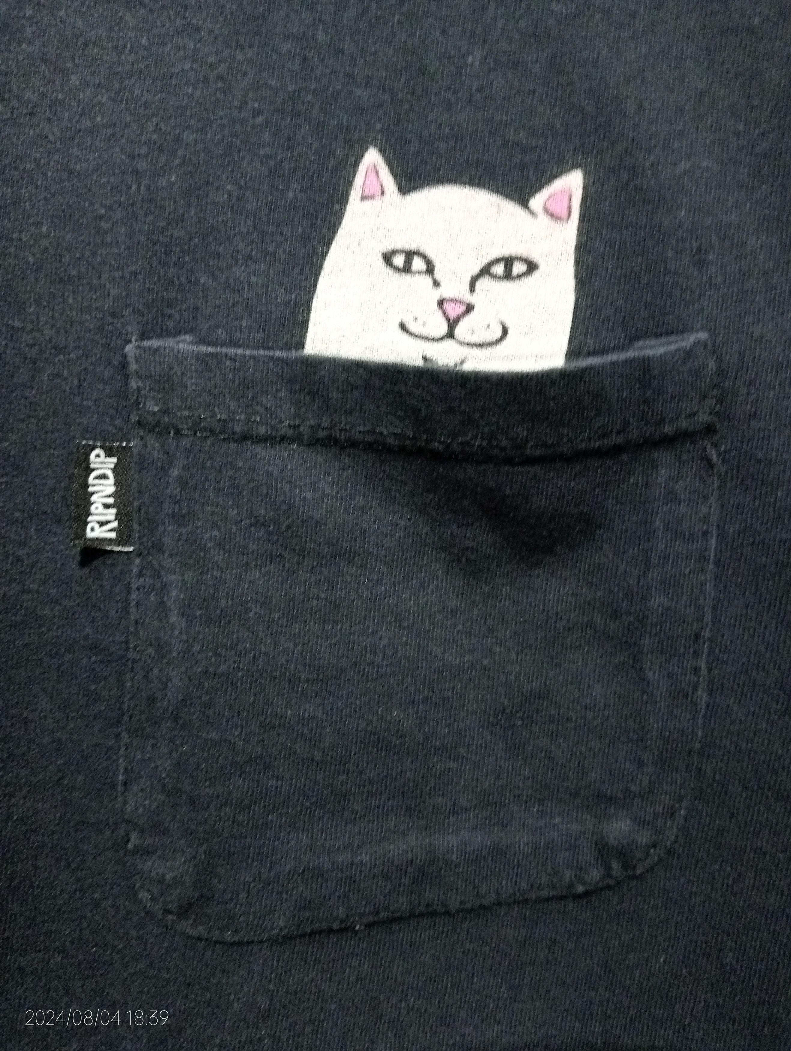 RIPNDIP Vintage Rip N Dip Clothing Single Pocket Long Sleeve Tshirt Size US L / EU 52-54 / 3 - 4 Thumbnail
