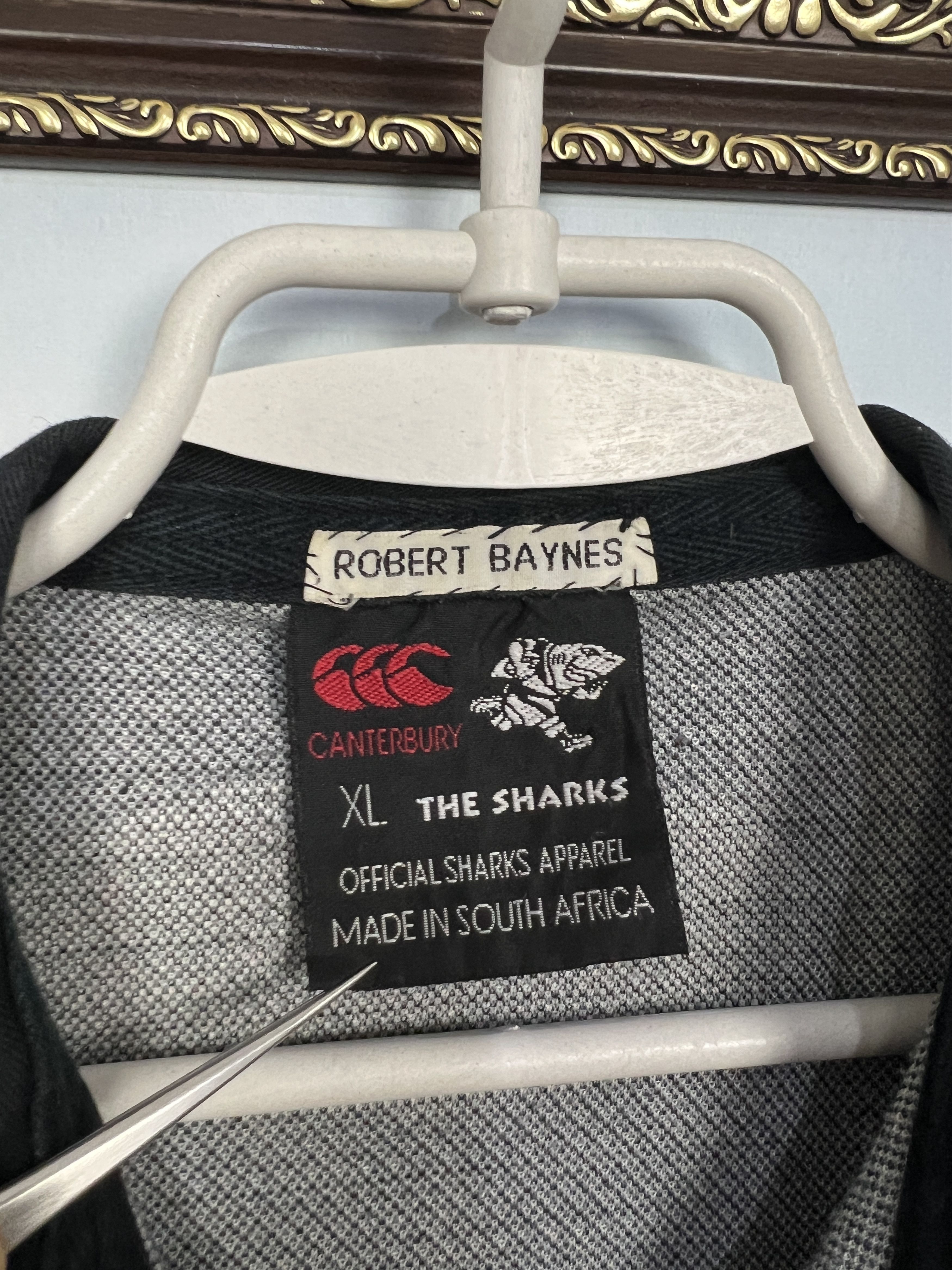 Vintage Canterbury Natal Sharks Rugby Union Jersey Trikot Shirt Size US XL / EU 56 / 4 - 7 Thumbnail