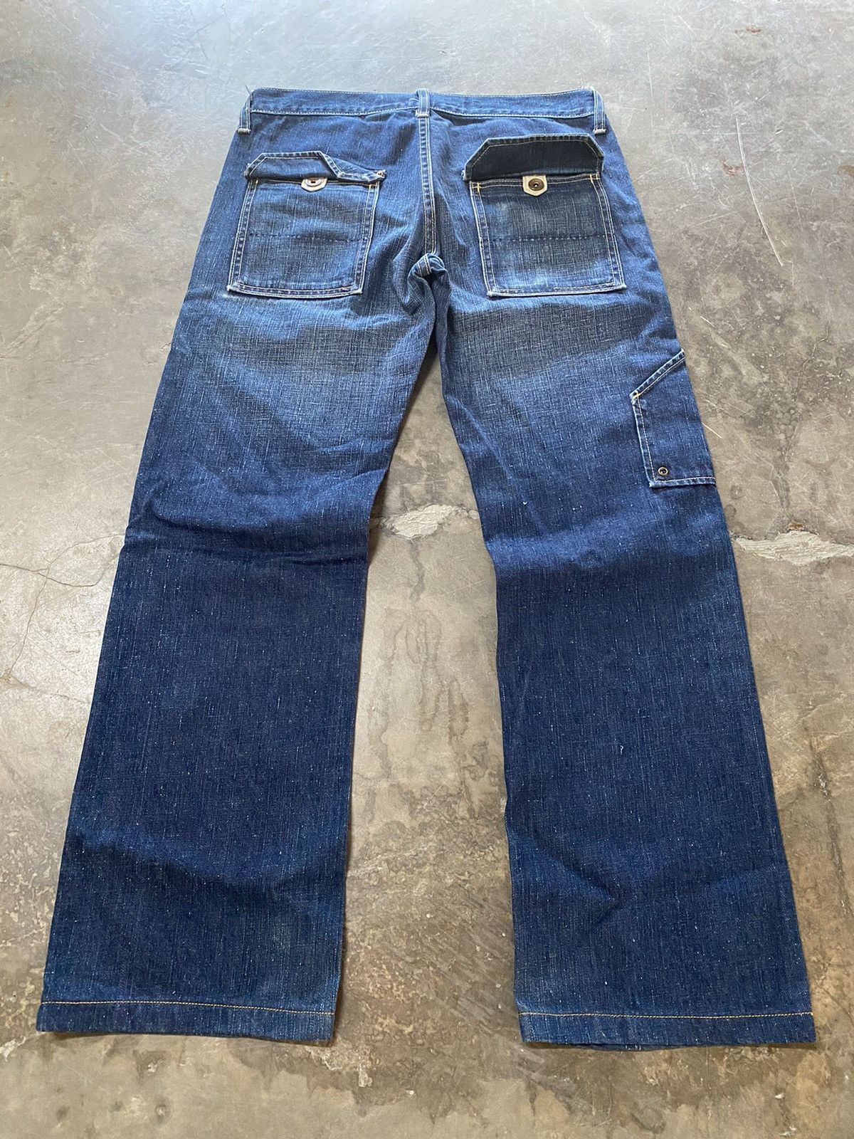 Gap × Japanese Brand Baggy Jeans Vintage Gap Carpenter Pants Size US 31 - 1 Thumbnail