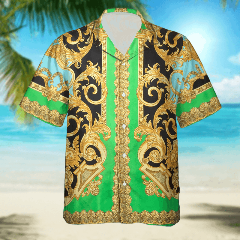 Designer × The Unbranded Brand Barocco-Print Shirt Size US M / EU 48-50 / 2 - 3 Thumbnail