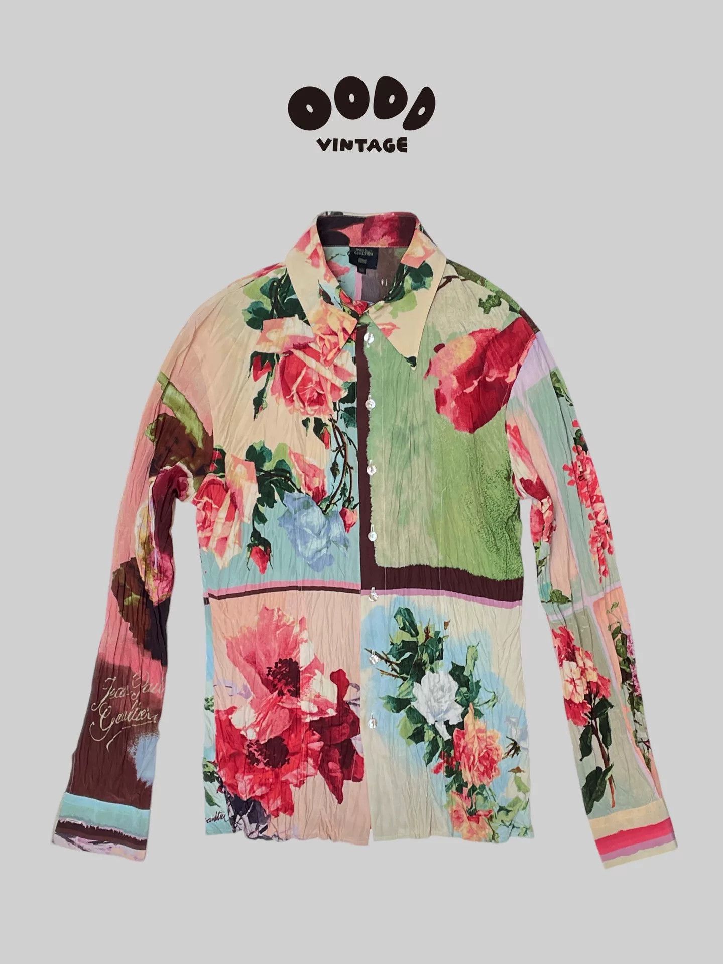 Jean Paul Gaultier Jean Paul Gaultier Floral Shirt Size US M / EU 48-50 / 2 - 1 Thumbnail