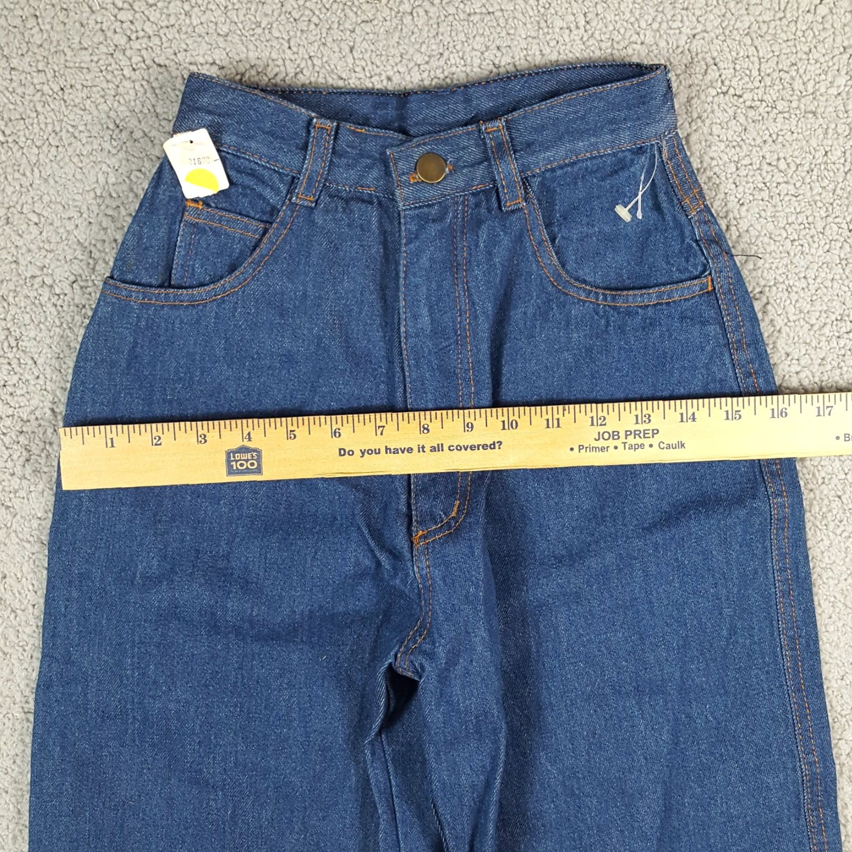 Vintage VINTAGE 80s Sanroy High Waist Relaxed Tapered Women's Jeans Size 3 Denim Blue Size 26" / US 2 / IT 38 - 8 Thumbnail