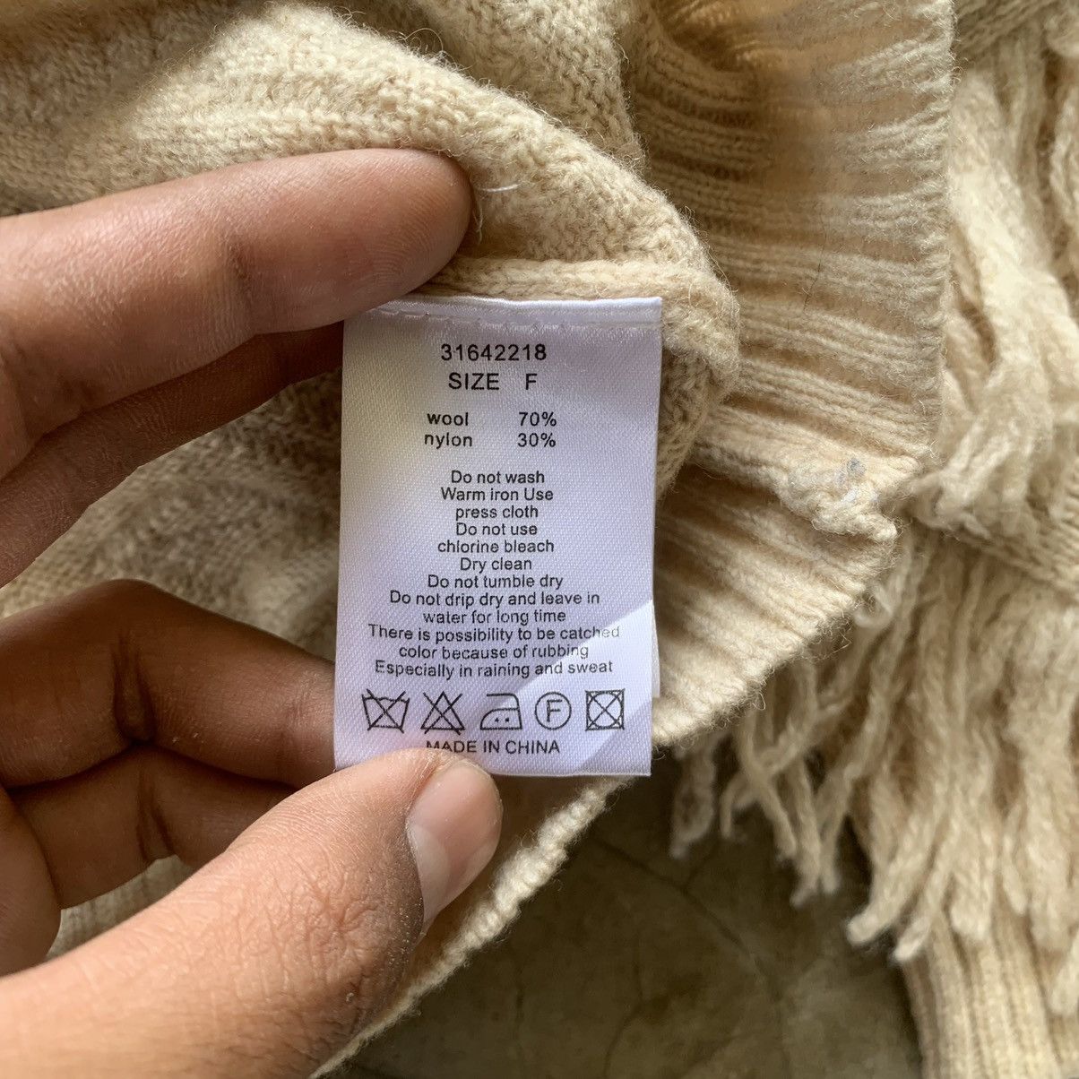 GOA Natural Vintage Goa archive wool knitwear Size US L / EU 52-54 / 3 - 8 Thumbnail