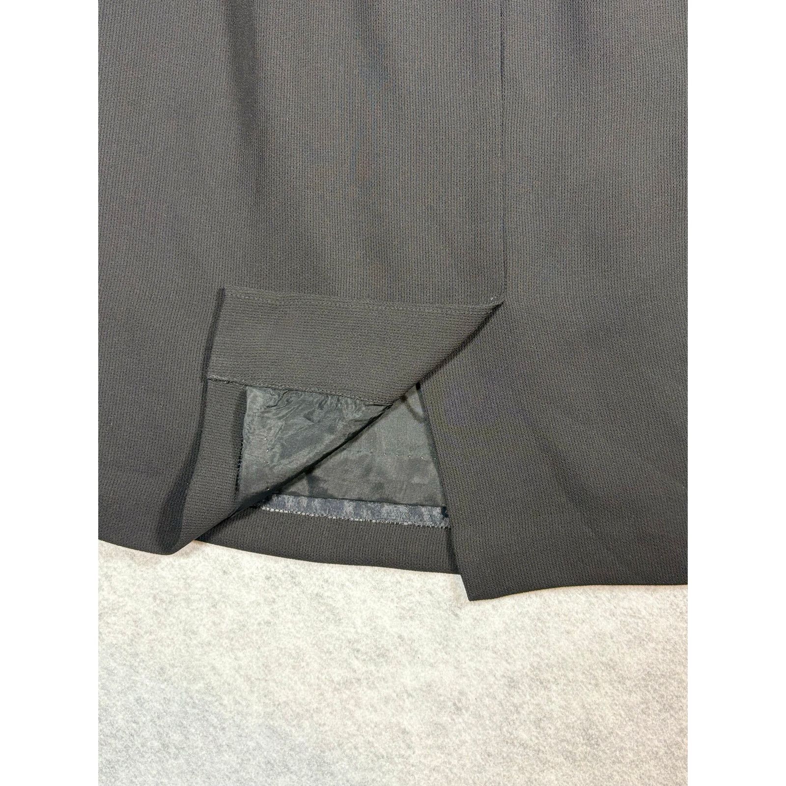 Emanuel Ungaro Emanuel Ungaro EMANUEL Black Pencil Skirt Women Size 14 0530 Size 36" / US 14 / IT 50 - 4 Thumbnail