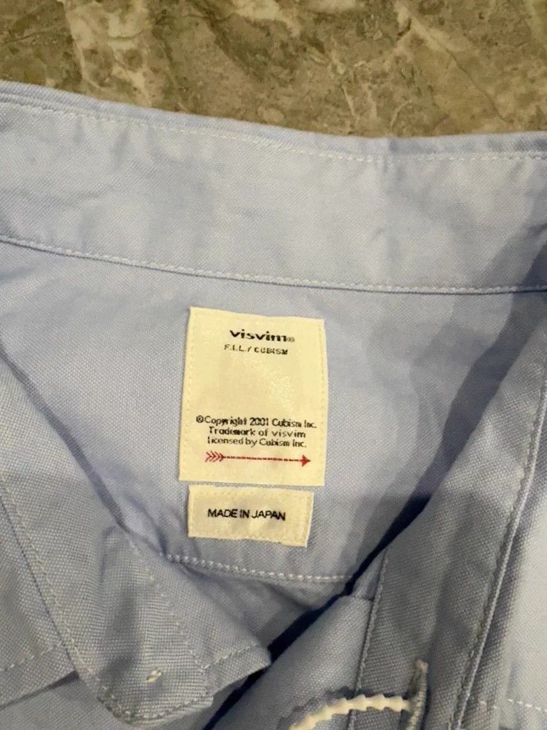 Visvim visvim 19ss Oxford Cotton Blue Shirt 2506-Nextarrow Size US L / EU 52-54 / 3 - 2 Thumbnail