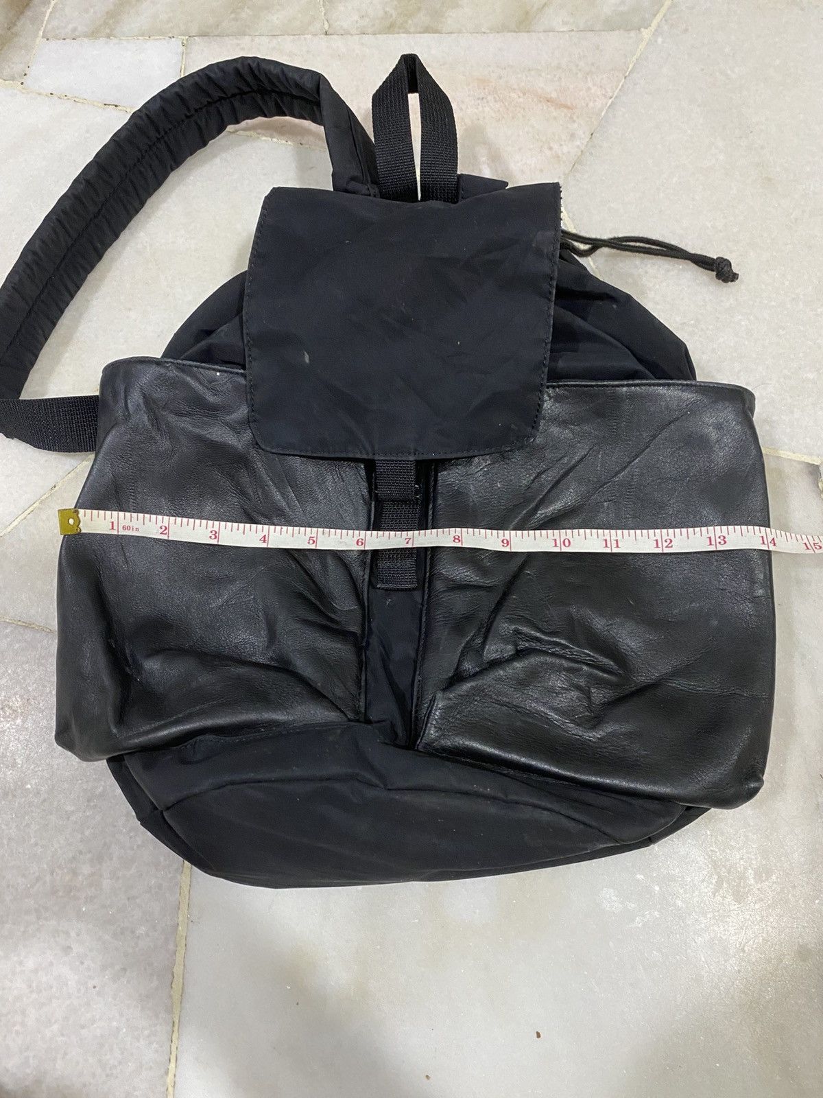 Yohji Yamamoto Yohji Yamamoto Y’saccs leather Backpack Size ONE SIZE - 8 Thumbnail