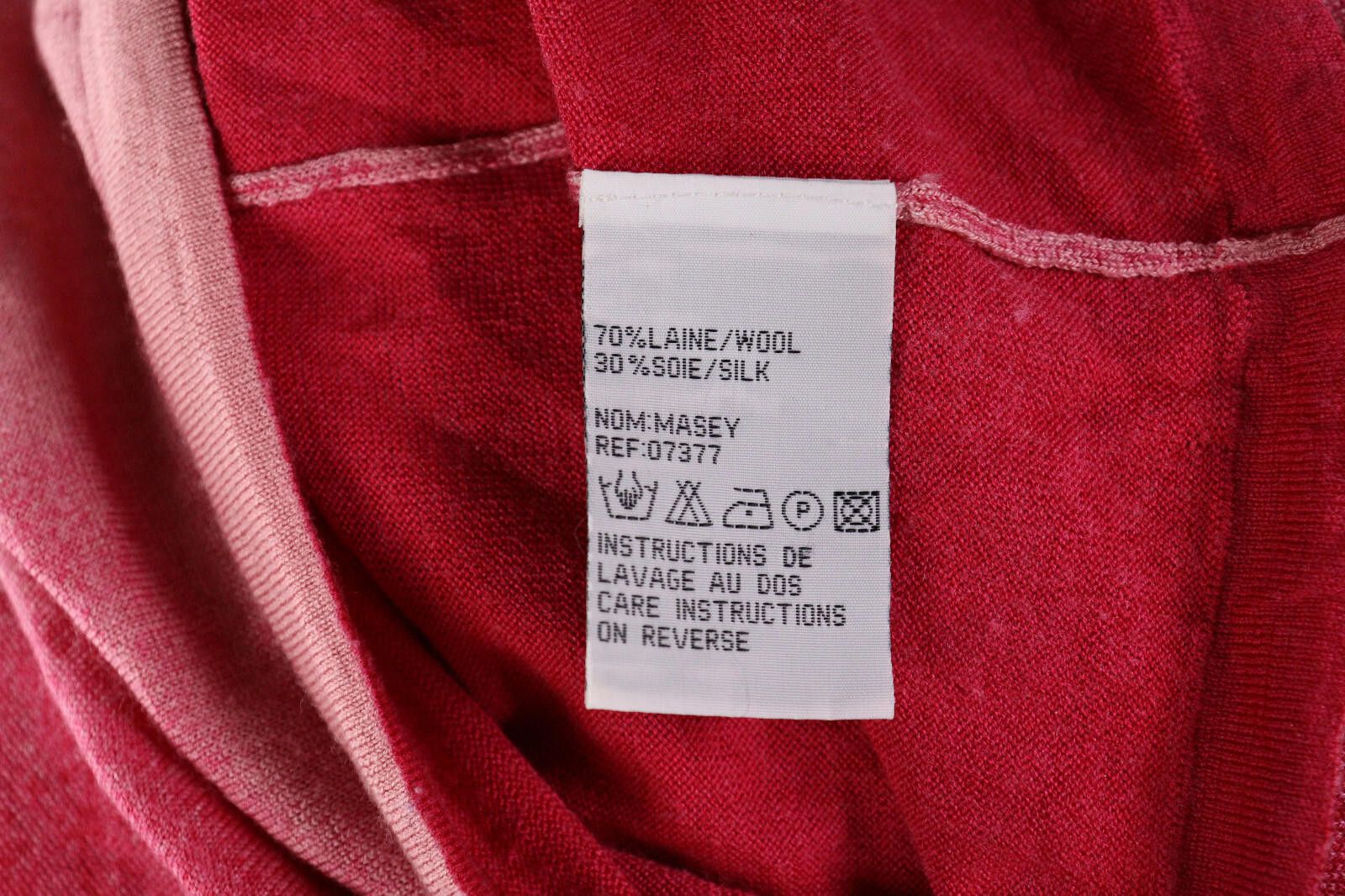 Designer Ladies Sud Express Wool Silk Casual Knit Sweater Size S Size S / US 4 / IT 40 - 9 Thumbnail