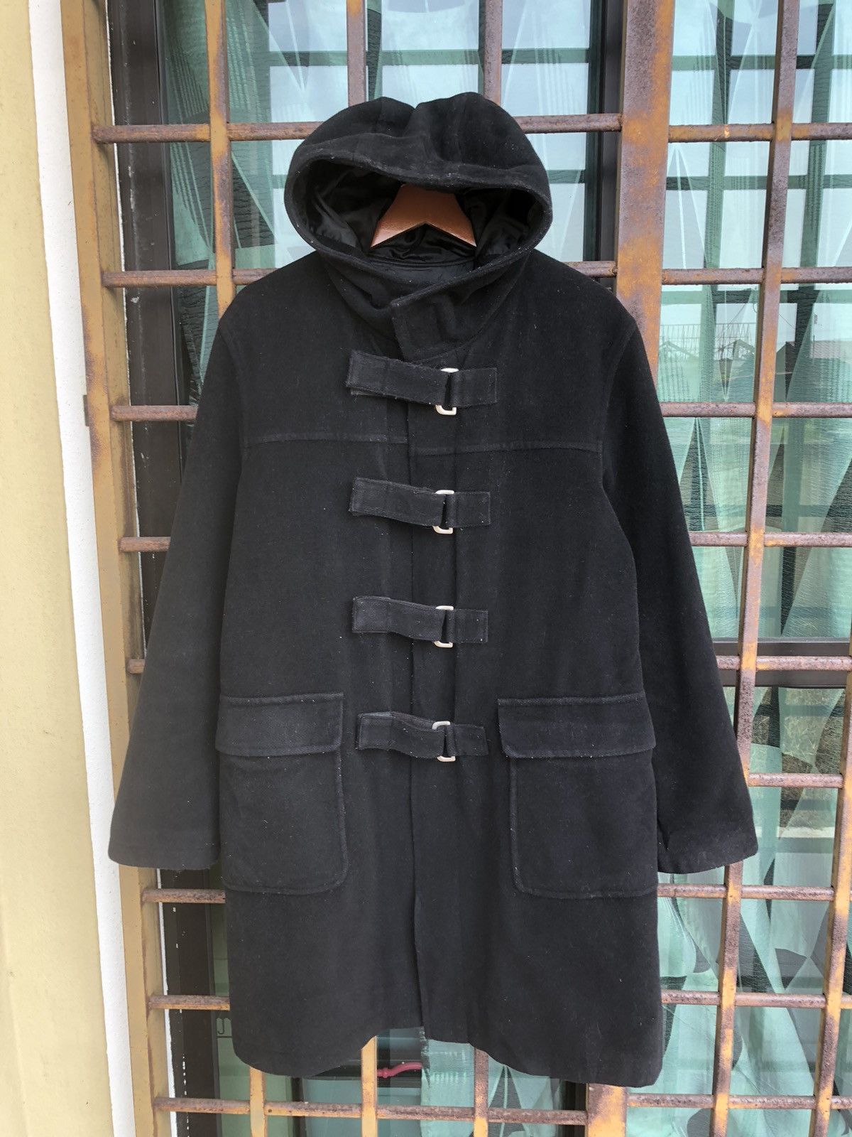PPFM PPFM Wool Long Coat Hodie Tape Type Size US M / EU 48-50 / 2 - 1 Thumbnail