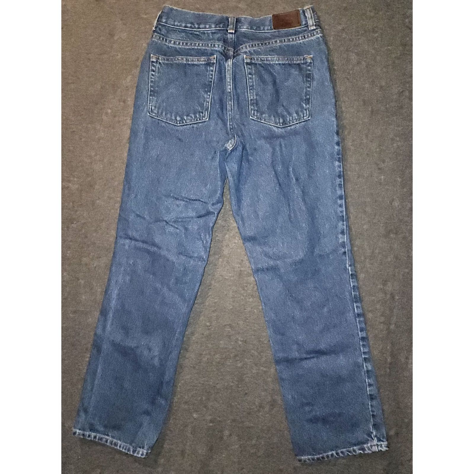 Vintage VINTAGE L.L. Bean Jeans Women's 6 Straight 90s Blue Denim Mid Rise Regular 29 Inseam Womens Size 28" / US 6 / IT 42 - 6 Thumbnail