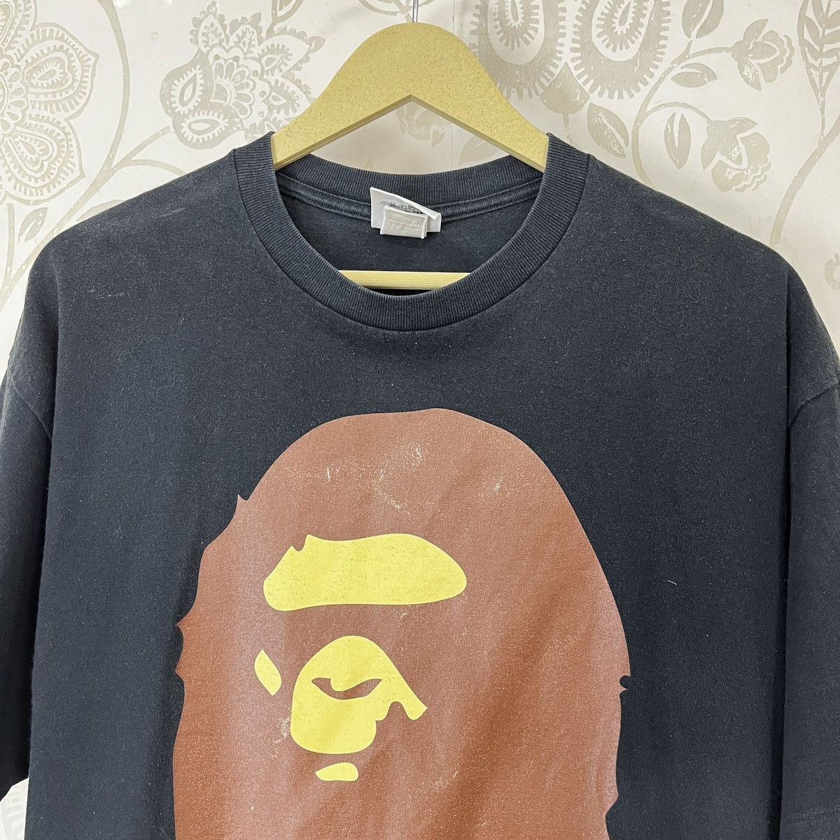 Bape Vintage BAPE Nigo Big Mirror Logo TShirt Japan Size US XL / EU 56 / 4 - 19 Thumbnail
