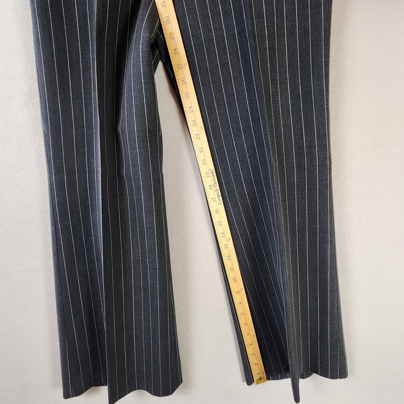 Escada Escada Pinstripe Pant Suit Blazer+Trousers Women Sz 12 Wool Size XL / US 12-14 / IT 48-50 - 12 Thumbnail