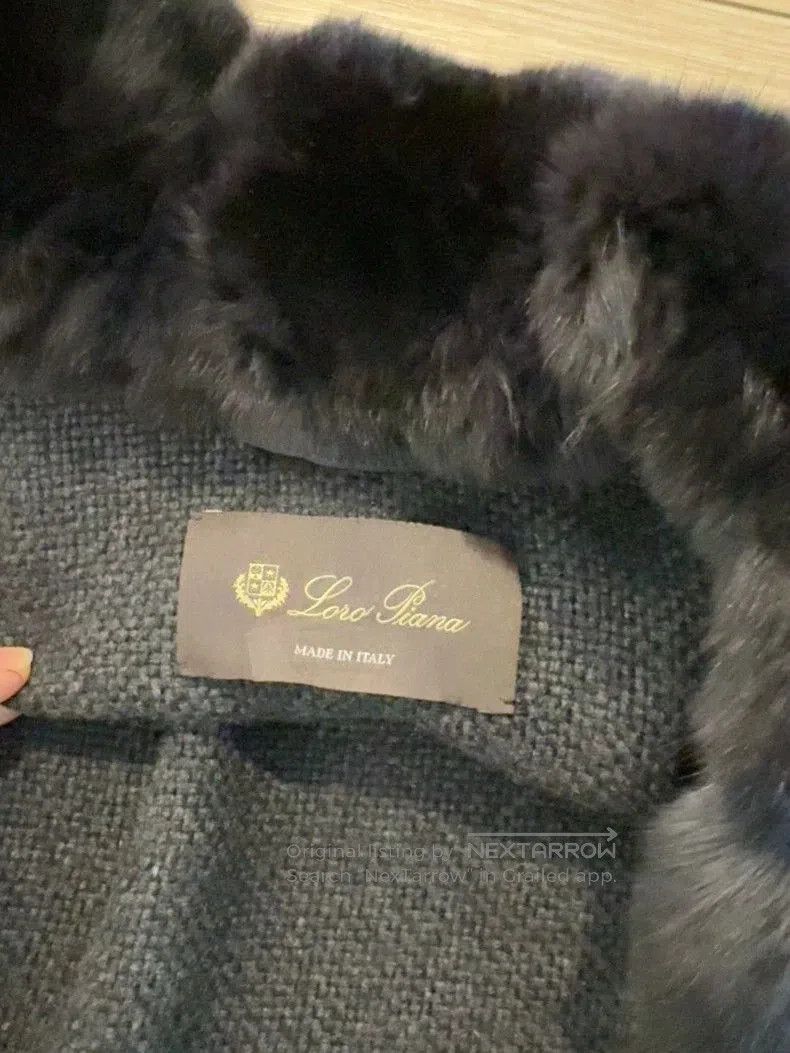 Loro Piana Loro Piana Cashmere Fur Trim Coat Cape. Size US S / EU 44-46 / 1 - 7 Thumbnail