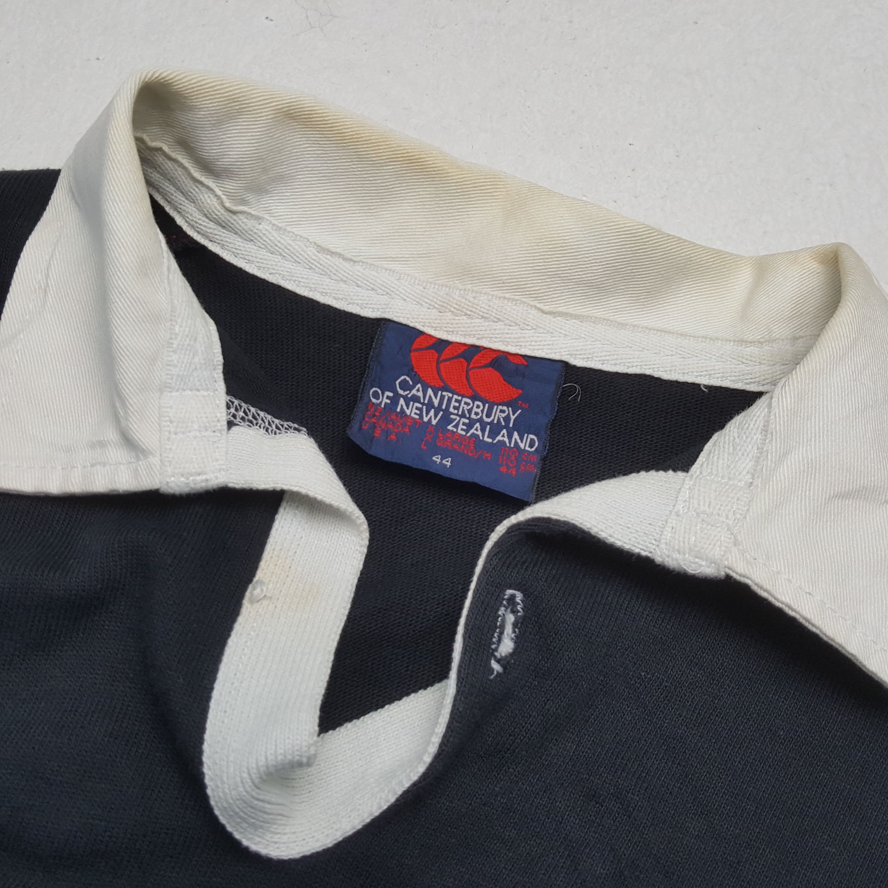 Canterbury of New Zealand × Vintage CANTERBURY OF NEW ZEALAND Polos Rugby Style Size US L / EU 52-54 / 3 - 8 Thumbnail