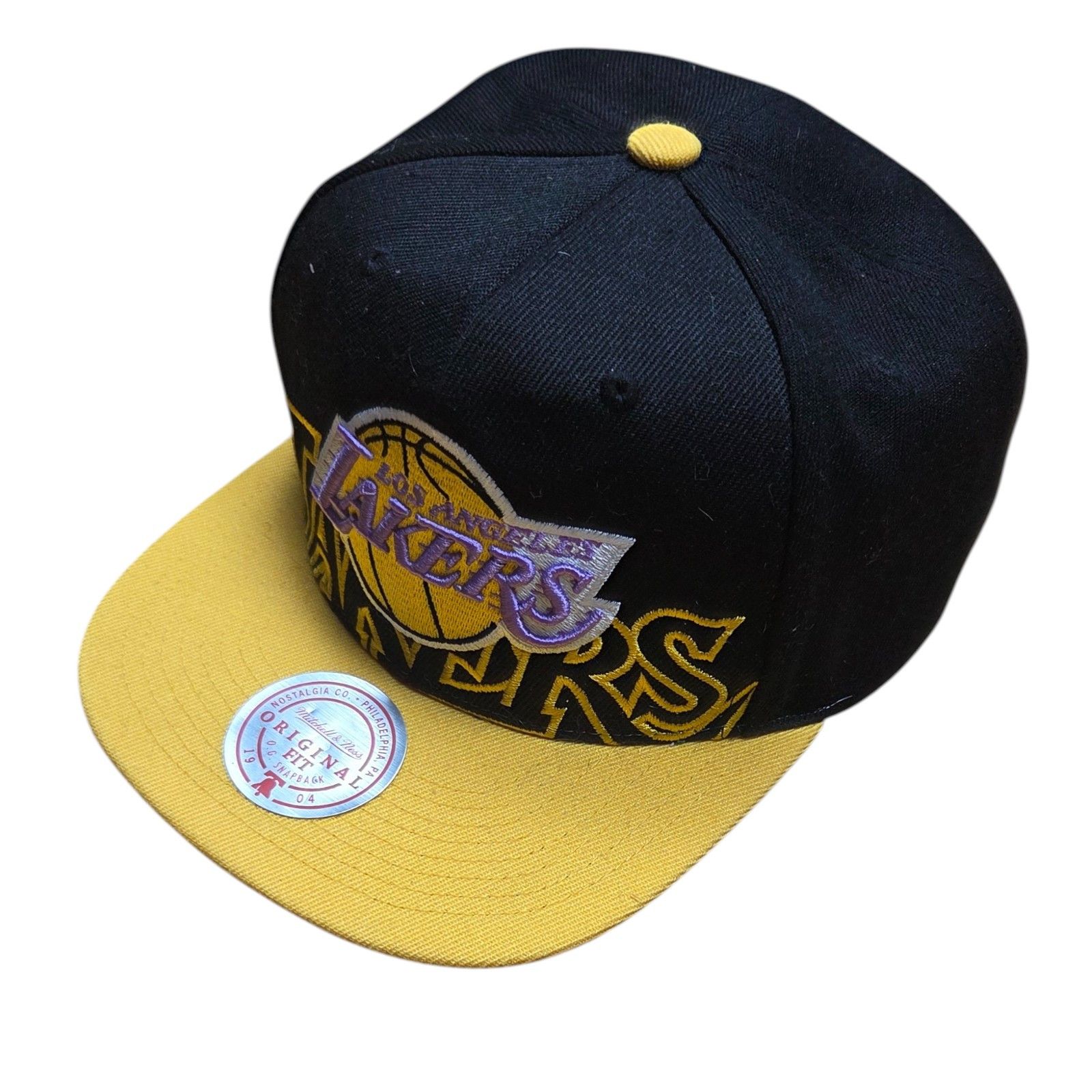 Mitchell & Ness Mitchell & Ness NBA Los Angeles Lakers Snapback Cap Size ONE SIZE - 2 Thumbnail