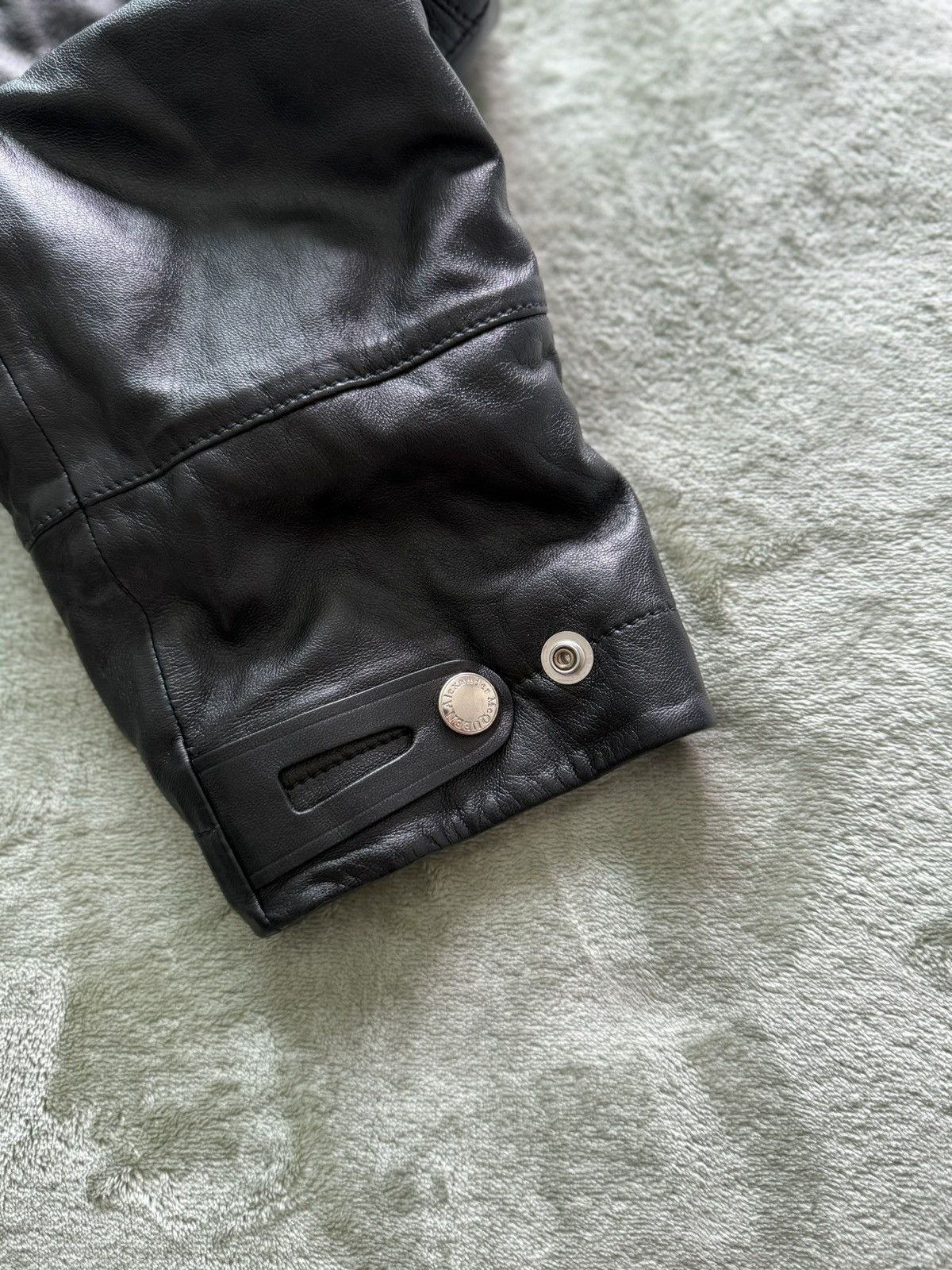 Alexander McQueen Alexander McQueen Leather Hooded Jacket Rare Size US L / EU 52-54 / 3 - 5 Thumbnail