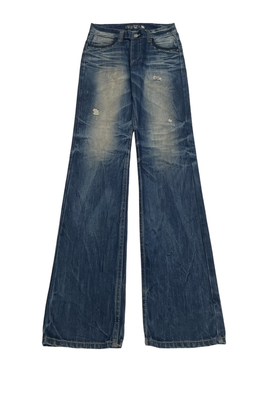 If Six Was Nine Rare Design Vintage Japanese Brand Red Pepper Jeans 2000s Size US 32 / EU 48 - 1 Thumbnail