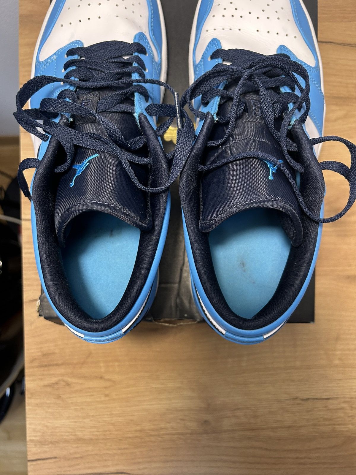 Jordan Brand Air jordan 1 low powder blue-obsidian Size US 14 / EU 47 - 7 Thumbnail