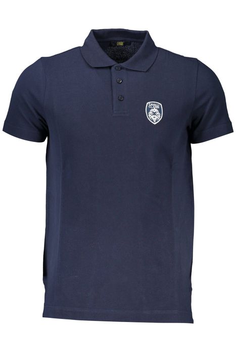 Cavalli Class Cavalli Class Blue Cotton Polo Shirt | Grailed