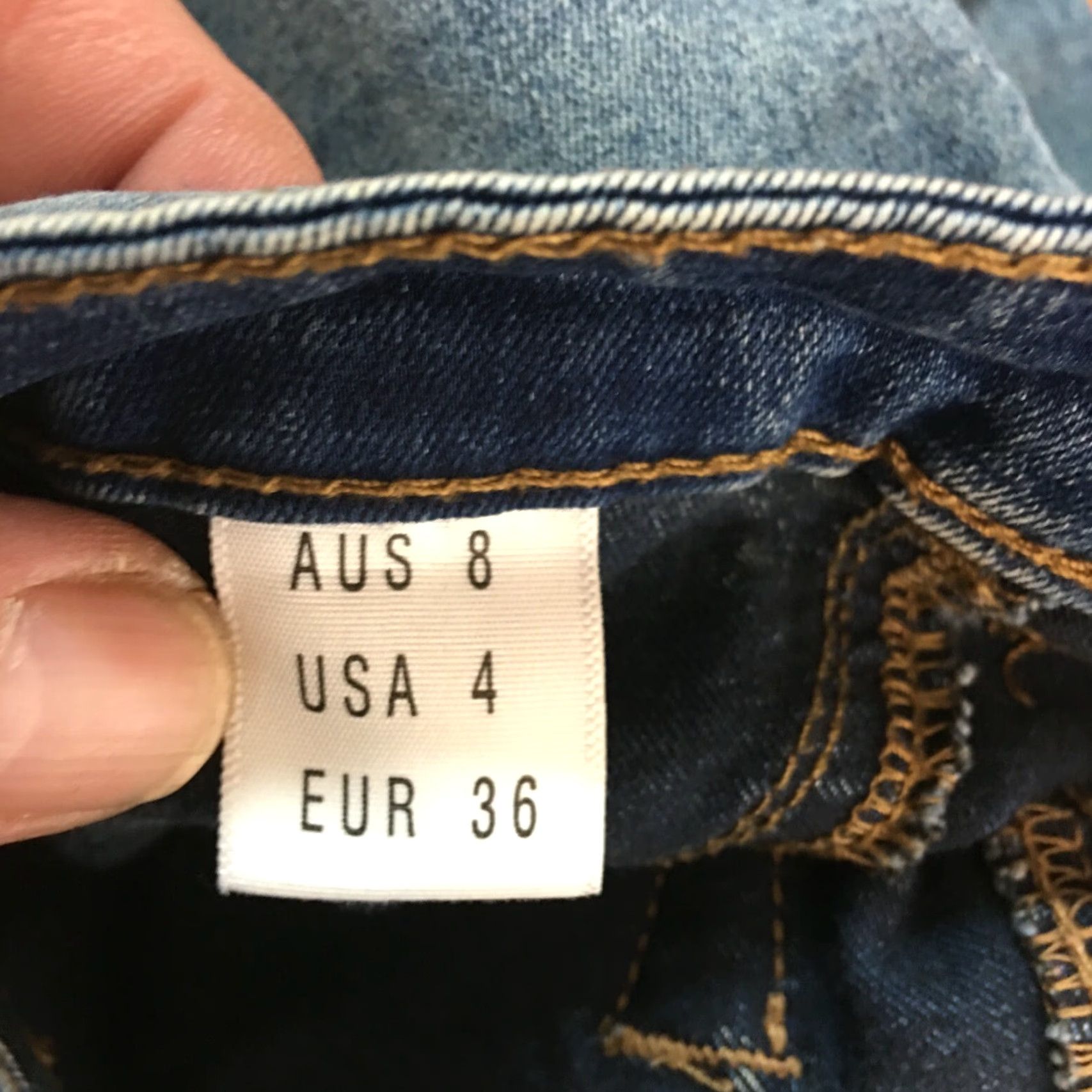 Denime The Jegging Mid Rise Womens Regular Fit Casual Blue Denim Stretch Jeans Size 4 Size 27" / US 4 / IT 40 - 6 Thumbnail