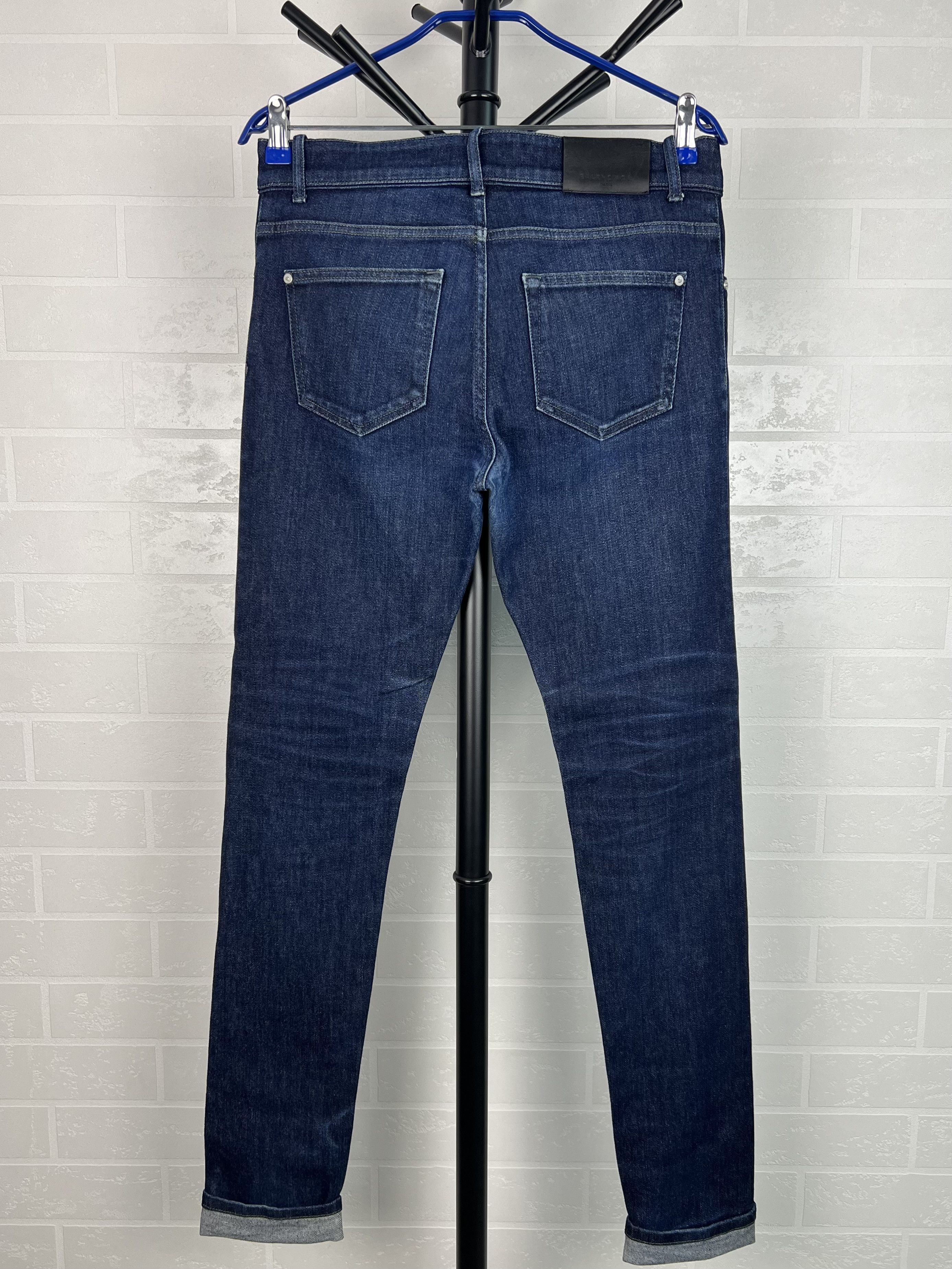 Balenciaga BALENCIAGA Denim Pants Jeans Slim Skinny Fit Trousers Blue Size US 29 - 3 Thumbnail