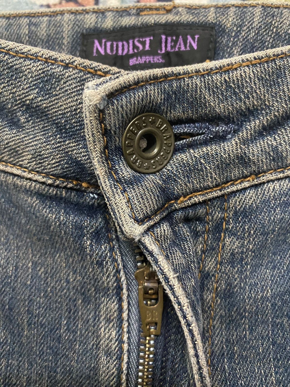 Japanese Brand × Vintage 🔥 Flared Jeans X Brappers X Nudist Jean Size 28" / US 6 / IT 42 - 4 Thumbnail