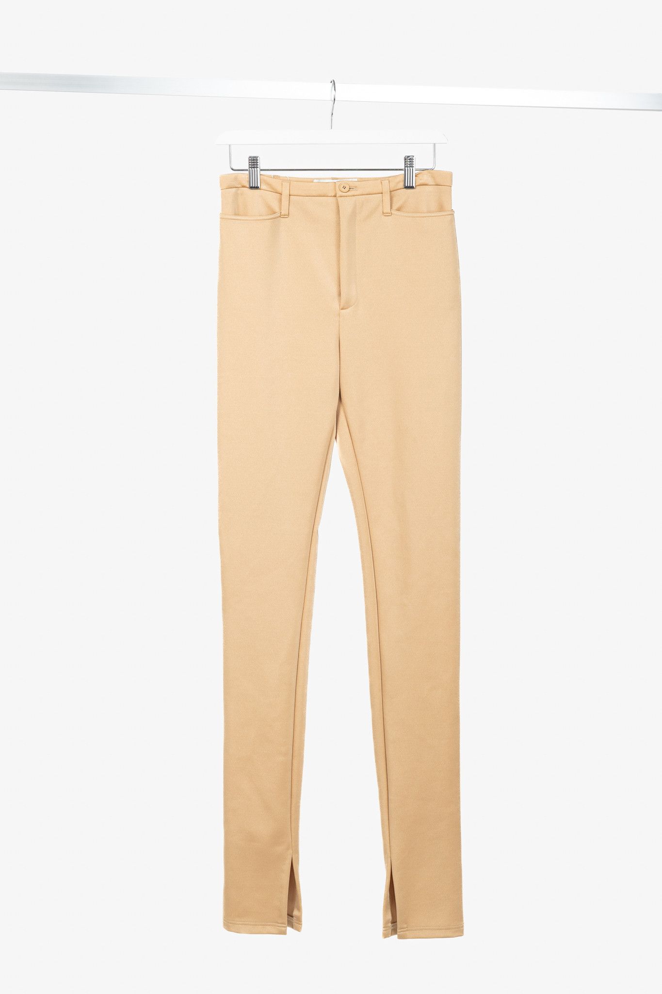 Balenciaga Balenciaga Resort 2017 Beige High-Waisted Skinny Pants Size 27" / US 4 / IT 40 - 1 Thumbnail