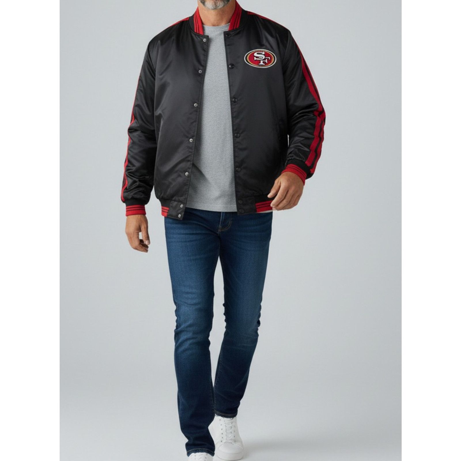 Starter STARTER NFL San Francisco 49ers Varsity Bomber Jacket XXL Size US XXL / EU 58 / 5 - 2 Thumbnail