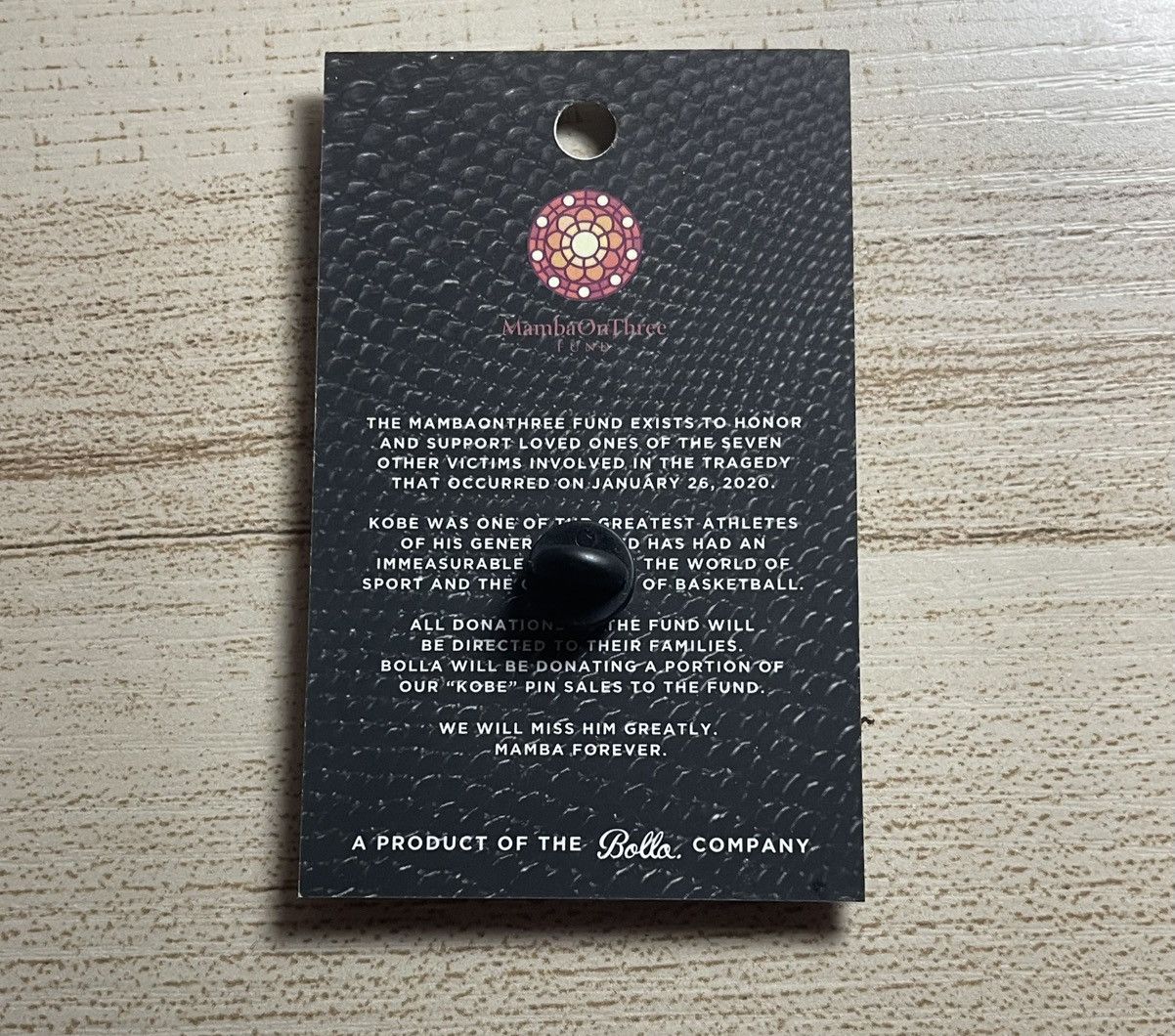 Other Mamba forever Kobe pin Size ONE SIZE - 2 Thumbnail