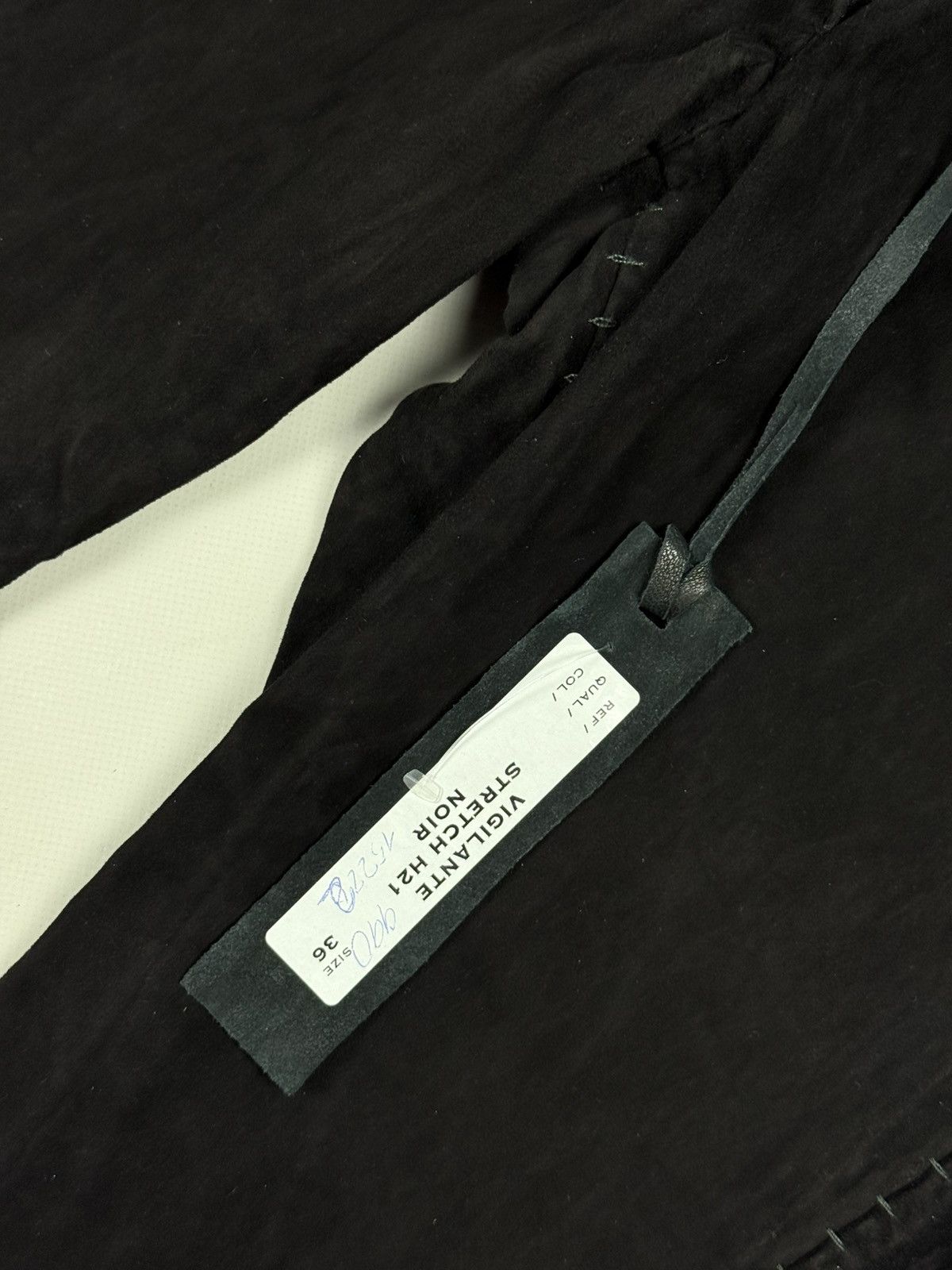 Isaac Sellam Experience Isaac Sellam Vigilante H21 Noir Leather Pants Trousers Size 25" / US 0 / IT 36 - 11 Thumbnail