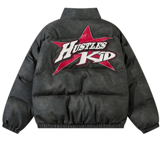 Japanese Brand × Vintage "hustles Kid-L" Leather Jacket Size US L / EU 52-54 / 3 - 2 Thumbnail