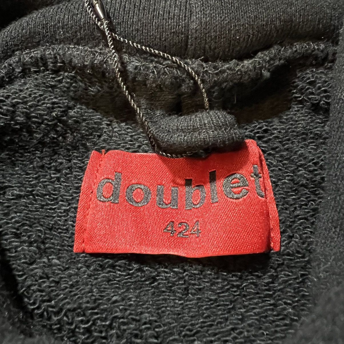 424 424 x Doublet Fraying Fringe Logo Pullover Hoodie Size US M / EU 48-50 / 2 - 11 Thumbnail