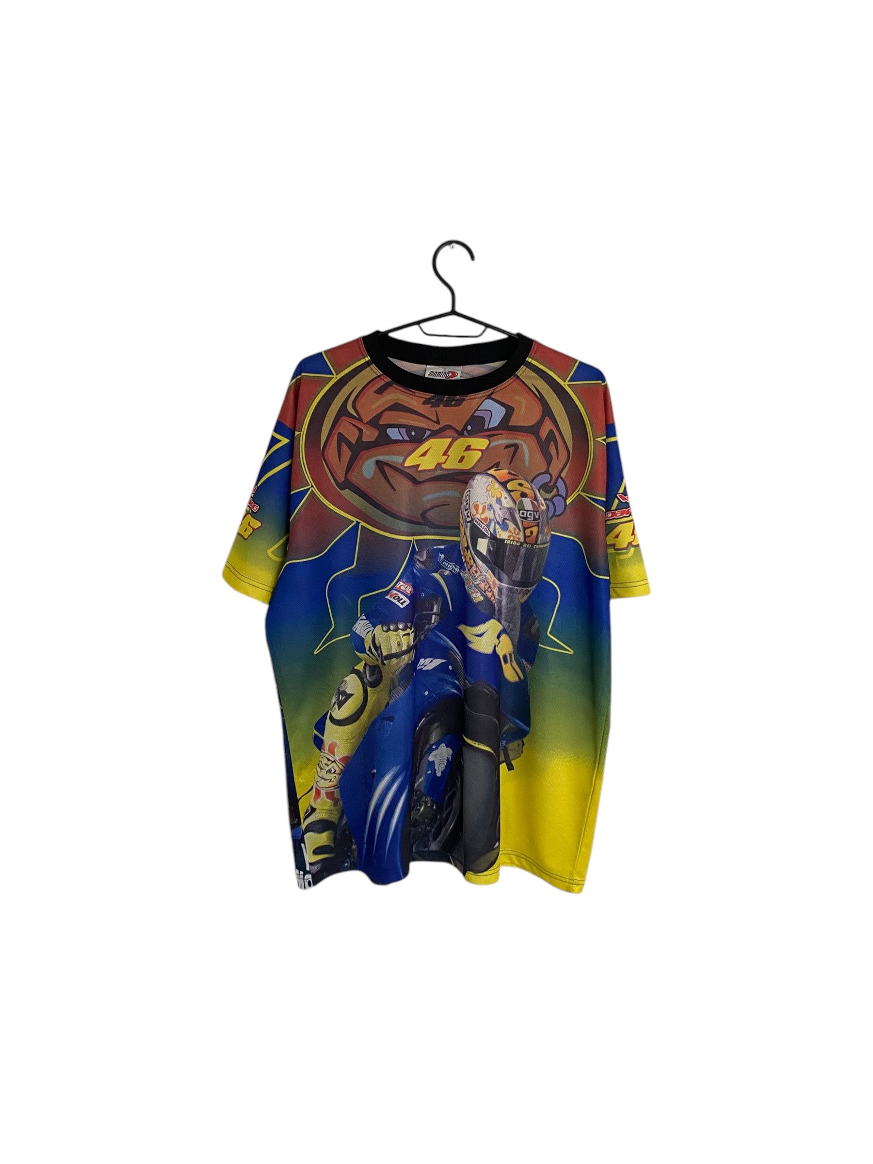 Vintage × Yamaha 90s' Valentino Rossi moto gp full print vintage tee Size US XXL / EU 58 / 5 - 1 Thumbnail