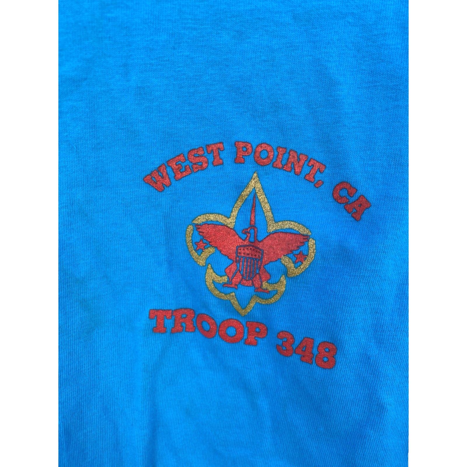 Hanes VINTAGE Westpoint Troop 348 Hiked There Climbed That Long Sleeve T-Shirt Size US M / EU 48-50 / 2 - 3 Thumbnail