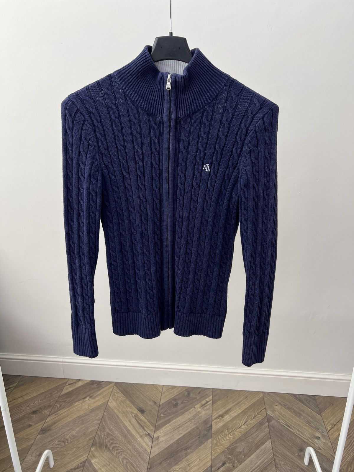Ralph Lauren Vintage Ralph Lauren Active Women's Zip Sweater Cable Knit Size S / US 4 / IT 40 - 1 Thumbnail