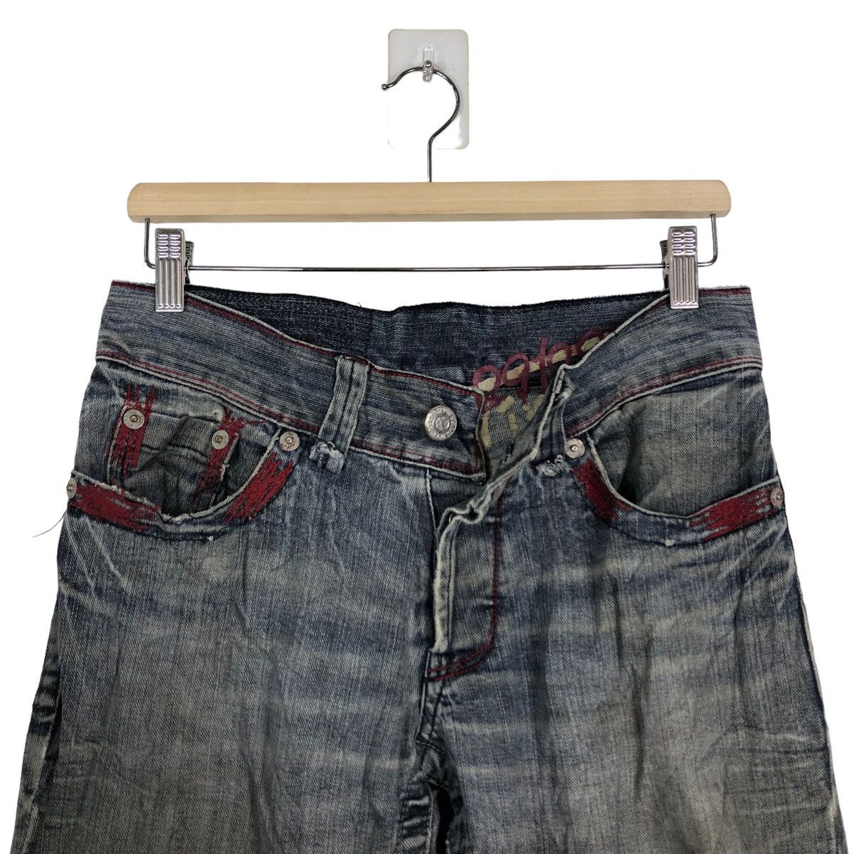 Japanese Brand RARE VINTAGE DISTRESSED DENIM JEANS 29125=HOMME ISSEYMIYAKE Size US 30 / EU 46 - 11 Thumbnail
