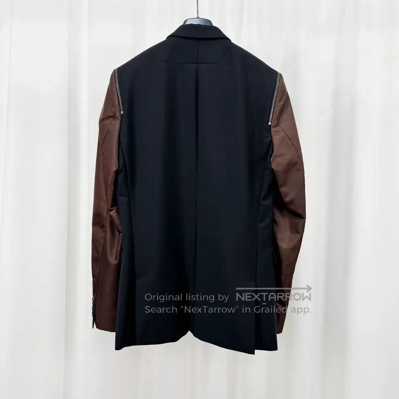 Givenchy Givenchy Size46 Zipper Patchwork Suit Jacket (Size 46) Size US M / EU 48-50 / 2 - 2 Thumbnail