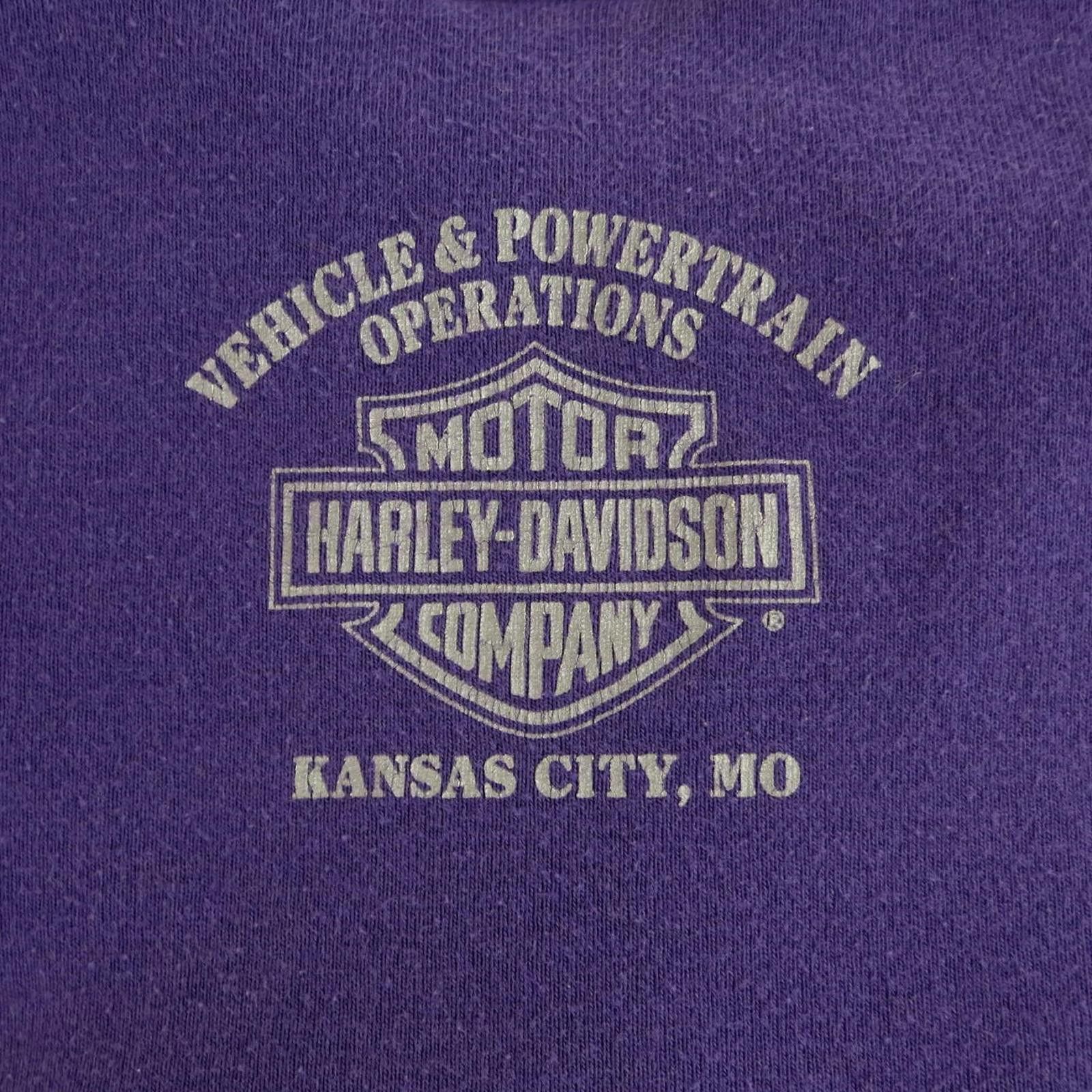 Harley Davidson Harley-Davidson Women's Purple Cotton Y2K Style Tank Top XL Size ONE SIZE - 6 Thumbnail