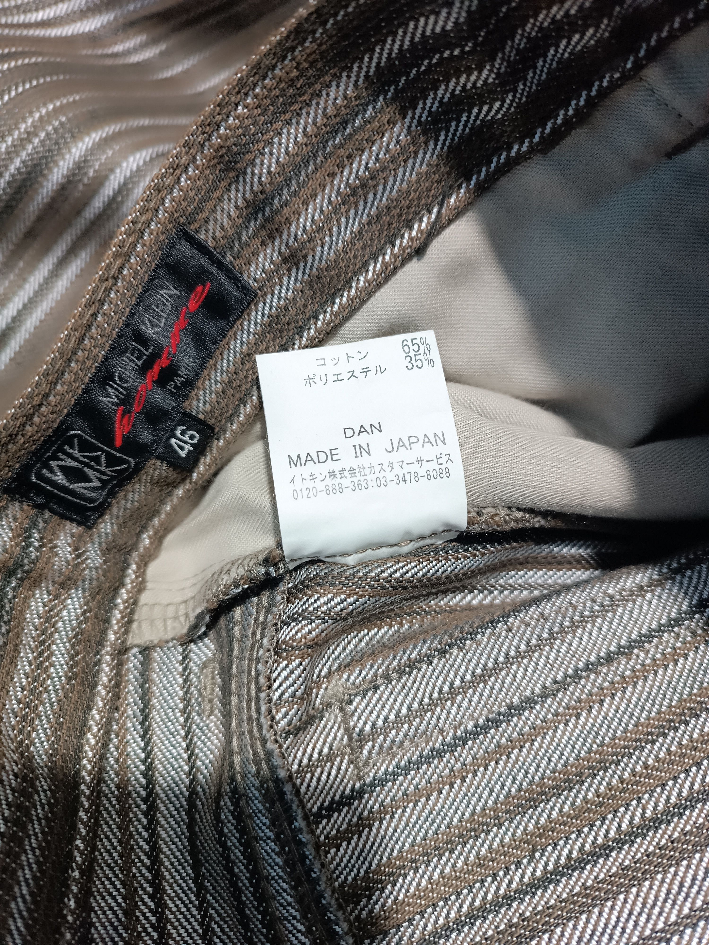 Michel Klein Made In Japan Michael Klein Homme Paris Stripe Pant Size US 30 / EU 46 - 6 Thumbnail