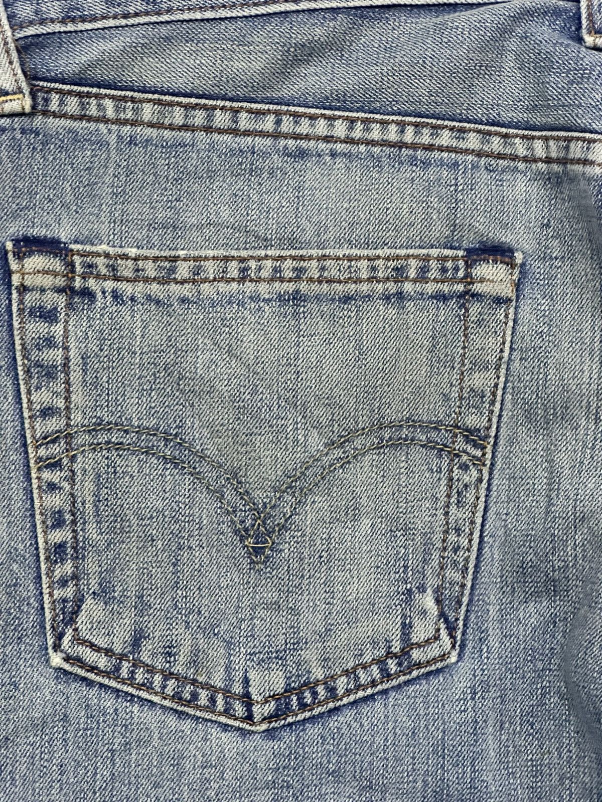 Levi's Vintage Levi’s 503 Distressed Japan Denim Straight Leg Faded Size US 34 / EU 50 - 7 Thumbnail