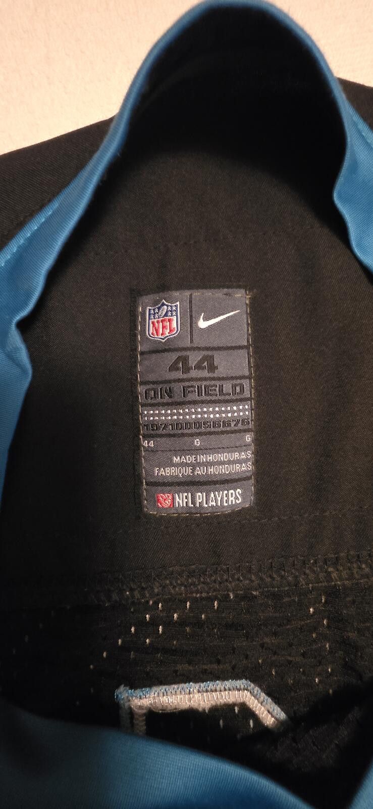 NFL Carolina Panthers Cam Newton #1 Football Jersey Black Blue Size US M / EU 48-50 / 2 - 4 Thumbnail