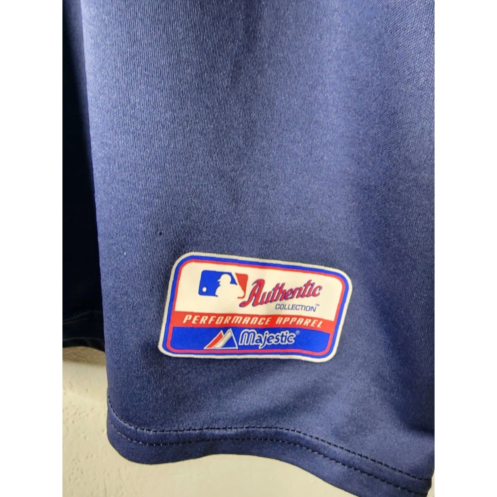 Vintage VINTAGE Majestic Chicago Cubs T-Shirt 2XL Men Crew Neck Blue USA Embroidered Drifit Logo 90s Size US XXL / EU 58 / 5 - 3 Thumbnail