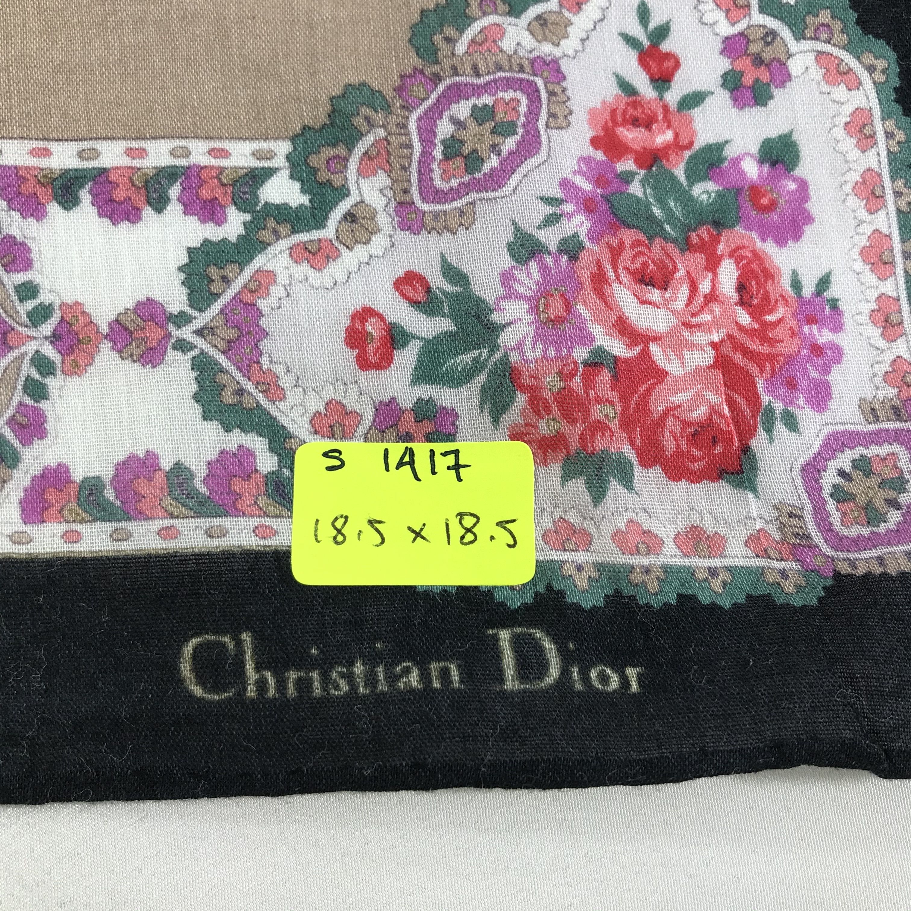 Vintage Christian Dior Neckerchief / Bandana / Handkerchief Size ONE SIZE - 5 Thumbnail